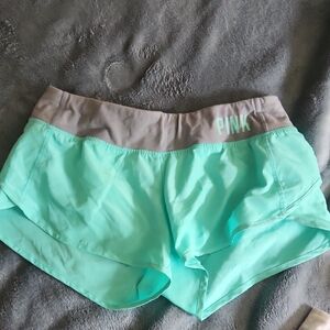 PINK Victoria's Secret Mint Green Athletic Shorts